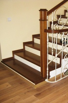 Облицовка лестницы